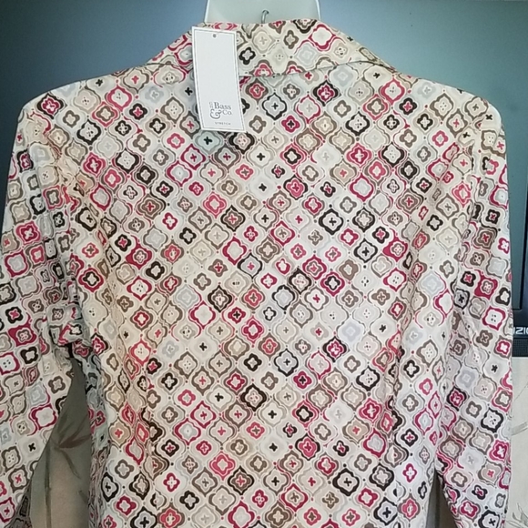 NWT GH Bass & Co Blouse Medium - Picture 8 of 12